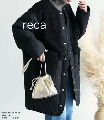 reca 노카라 보아 x 박쥐퀼트 코트