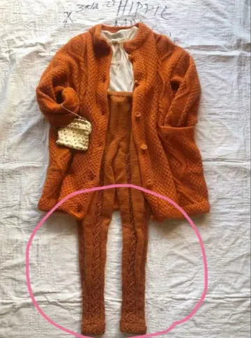 70s 구제 의류 유럽 프랑스 앤티크 빈티지 니트 팬츠