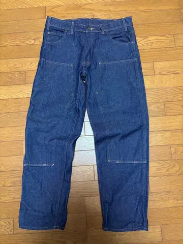 프리즌 블루스 더블니 데님 팬츠 W38 L32