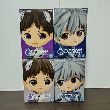 에반게리온 Qposket 피규어 4체 세트