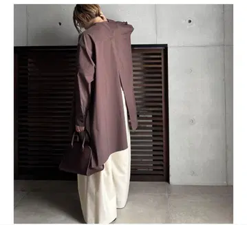 LOHEN 2025aw BACK SLIT OVERSIZE SHIRT