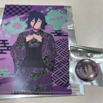 현지 오사카 한정판 팝업 체인소 맨 축제 룰렛 레제 세트