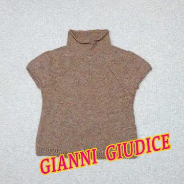 [다색 니트] GIANNI GIUDICE 터틀넥 니트 베스트