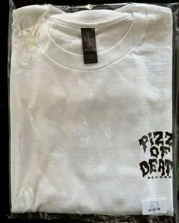 PIZZA OF DEATH 로고T셔츠 화이트 XL사이즈 [ 새상품 ]