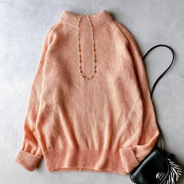 정가 25만 데밀룩스 빔즈 모헤어 울 모크넥 니트