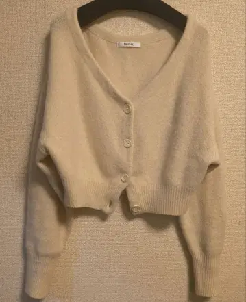 SNIDEL 크림 가디건 ONE SIZE