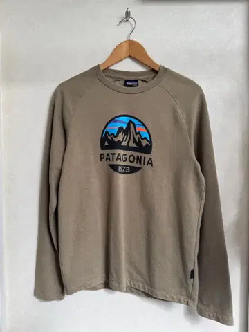 Patagonia 베이지 긴팔 T셔츠 S