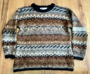 빈티지 VALERIE STEVENS 모헤어 혼방 크루넥 니트 스웨터