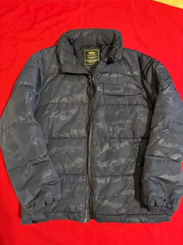 알파 자켓 블루 카모