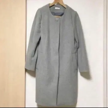 그레이 롱 코트