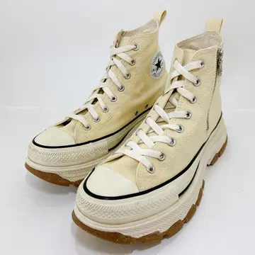 새상품급 컨버스 올스타 트랙 웨이브 하이 버터 화이트 28cm