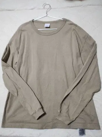 인기 Champion 긴팔 티셔츠 T1011 L 베이지