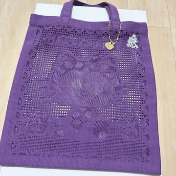 치카자와 레이스점 헬로키티 에코백 최애 컬러 보라색 퍼플 덕질