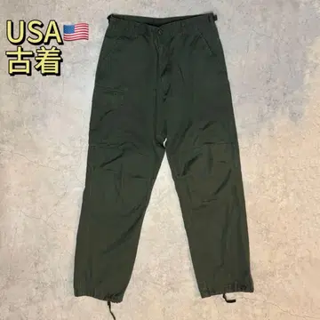 [레어템] 미군 실물 BDU 전투복 팬츠 M/R 올리브 미국 빈티지 의류