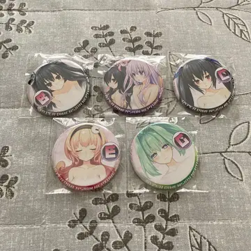 초차원게임 넵튠 mk2 두근거리는 신체 측정편 캔뱃지