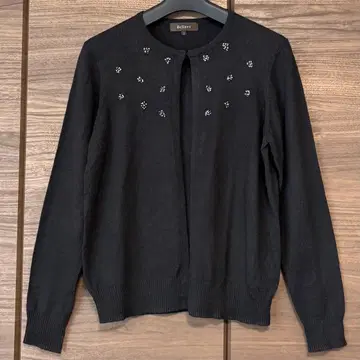 리플렉트 비즈 장식 가디건