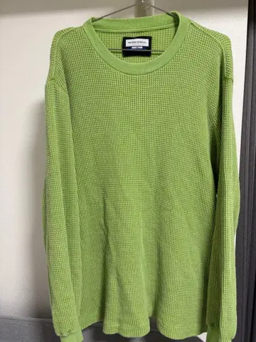 MAISON SPECIAL 라임 그린 니트 00