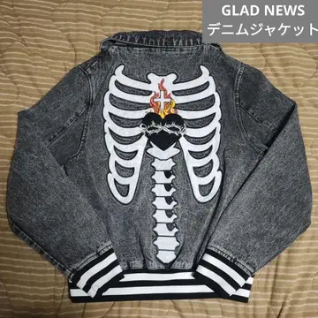 GLAD NEWS 데님 자켓 시크 스타일 헤이세이 갸루