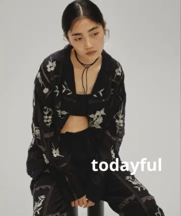 todayful Embroidery Patchwork Shirts