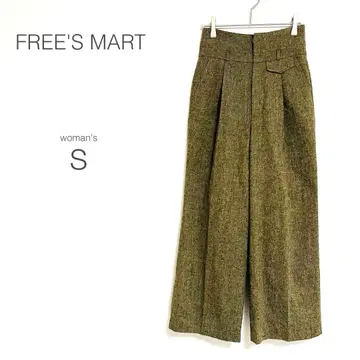 [프리즈마트] 와이드 팬츠 [S] 턱 슬림 스타일리시 비즈니스 가을/겨울