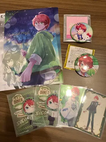 컬러풀 피치 쟈파파 캔뱃지 카드