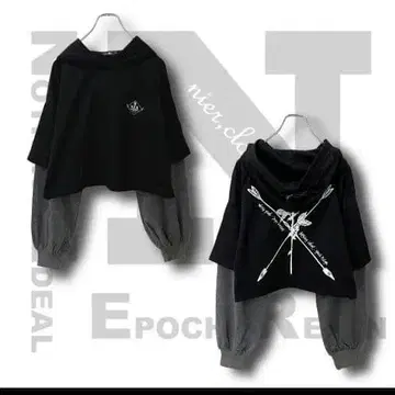 Nier BI-COLOR FAKE LAYERED SHORT PARKA