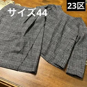 새상품급 빅 사이즈 44 23구 허리밴딩 스커트 상하의 셋업