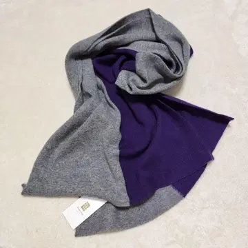 미사용 고센 니트 캐시미어 머플러 스톨 made In Japan