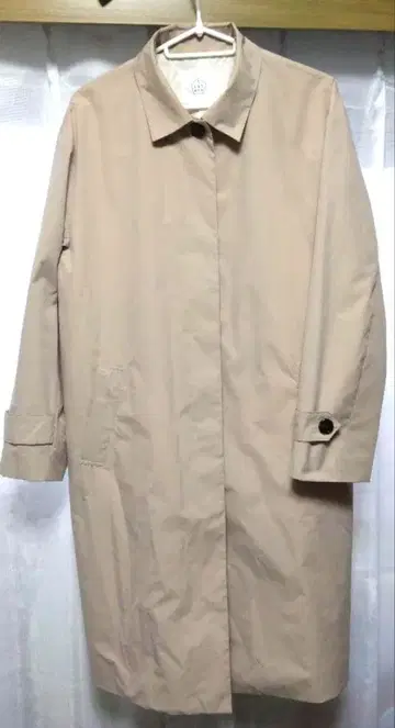 3캔4온 베이지 롱 코트 사이즈 L (3) 코트