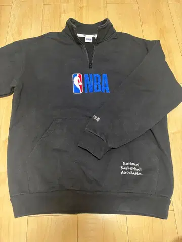 NBA 로고맨 쭈리 하프 지퍼 맨투맨