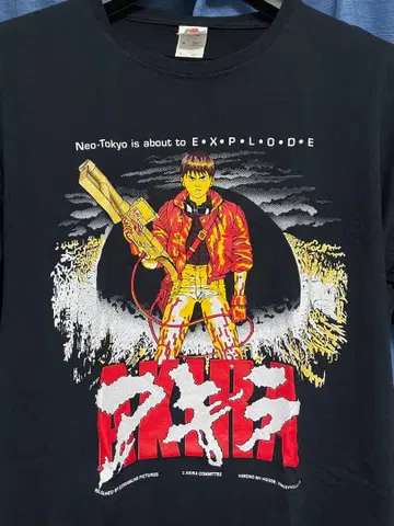 아키라 AKIRA T셔츠 L 사이즈 블랙