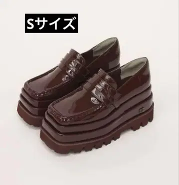 Darich 에나멜 플랫폼 로퍼 다리치