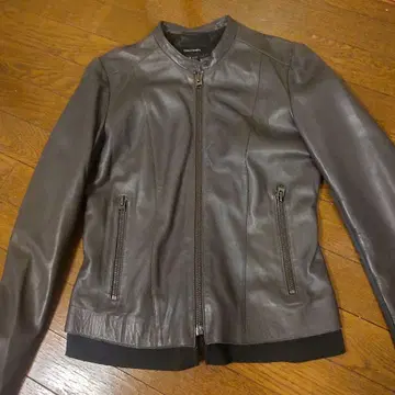 TONYCOHEN 토니 코엔 가죽 자켓 브라운 여성용 천연 가죽