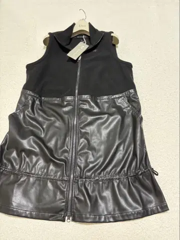 택 포함 새상품 MUNITALP 여성용 골프 원피스 블랙 사이즈 42