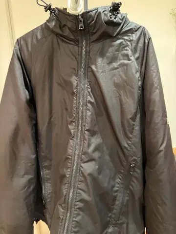 New Era 리버서블 다운 자켓 블랙 카모플라쥬