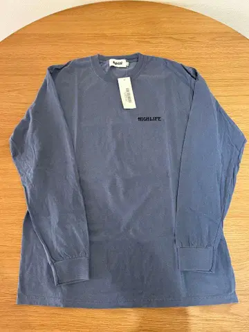 High Life 블루 긴팔 티셔츠 L