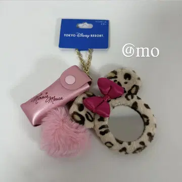 [ 새상품 익명 ] 디즈니 립 케이스 거울 레오파드 레오파드 무늬 품절