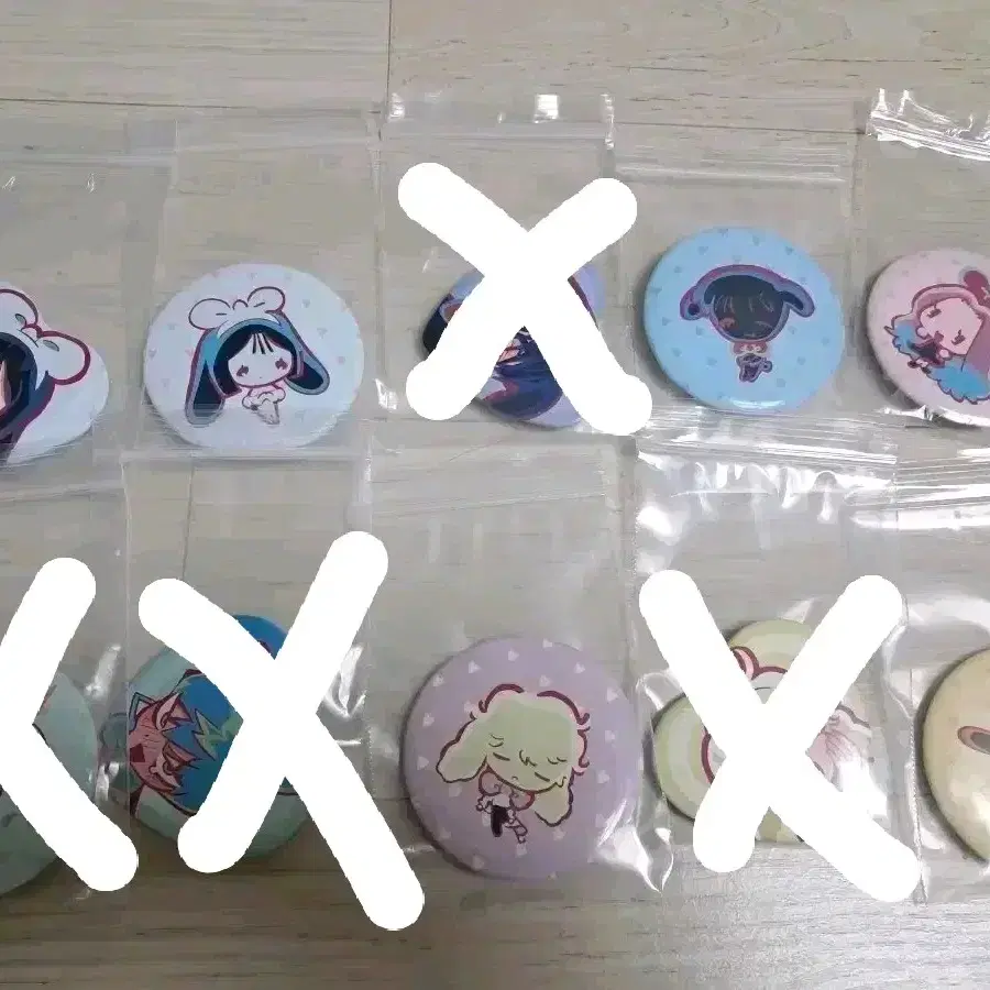 Aesthe Rabbit Can Badge Individual Sale