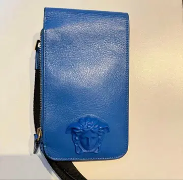 베르사체 블루 가죽 사코슈