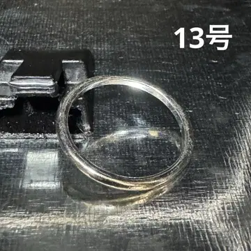 빈티지 패션 반지 실버 13호 갸샤링 심플링