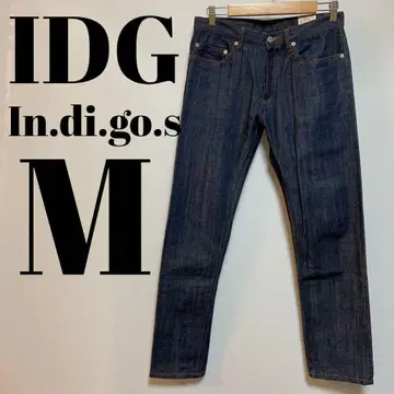 IDG 인디고스 데님 청바지 M 버튼 플라이