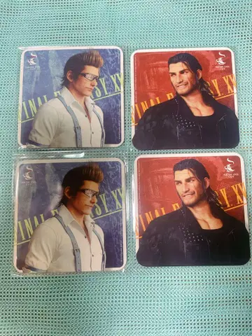 파이널 판타지 XV 콜라보 카페 코스터 이그니스&디오