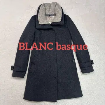 [새상품급] 블랑바스크 울 코트 롱 그레이 M 여성용