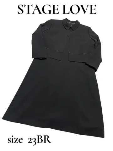새상품급 STAGE LOVE 원피스 예복 블랙 포멀 23BR