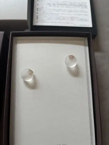 하리오 귀걸이 마유 알레르기 프리 금장 장식