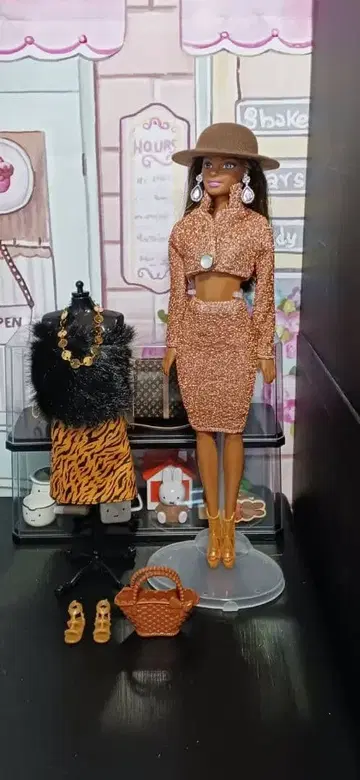 바비와 의류 세트