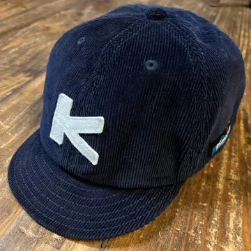 미사용 KAVU 코듀로이 캡 네이비