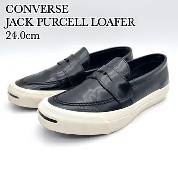 [새상품급] 컨버스 잭퍼셀 로퍼 블랙 가죽