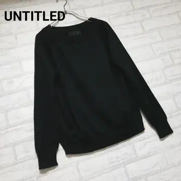 UNTITLED 언타이틀 라메 믹스 니트 스웨터 얇은 소재