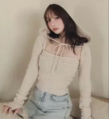 ANDMARY 헤이즐 니트 세트 핑크